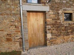 Porte à lames châtaignier